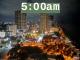 5:00am to 5:59am