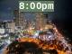 8:00pm to 8:59pm