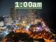 1:00am to 1:59am