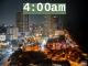 4:00am to 4:59am