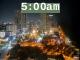 5:00am to 5:59am