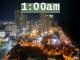 1:00am to 1:59am