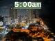 5:00am to 5:59am