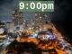 9:00pm to 9:08pm