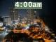 4:00am to 4:59am