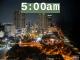 5:00am to 5:59am