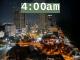 4:00am to 4:59am