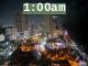 1:00am to 1:59am