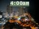 4:00am to 4:59am