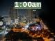 1:00am to 1:59am