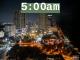 5:00am to 5:59am