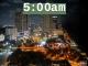 5:00am to 5:59am