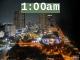 1:00am to 1:59am